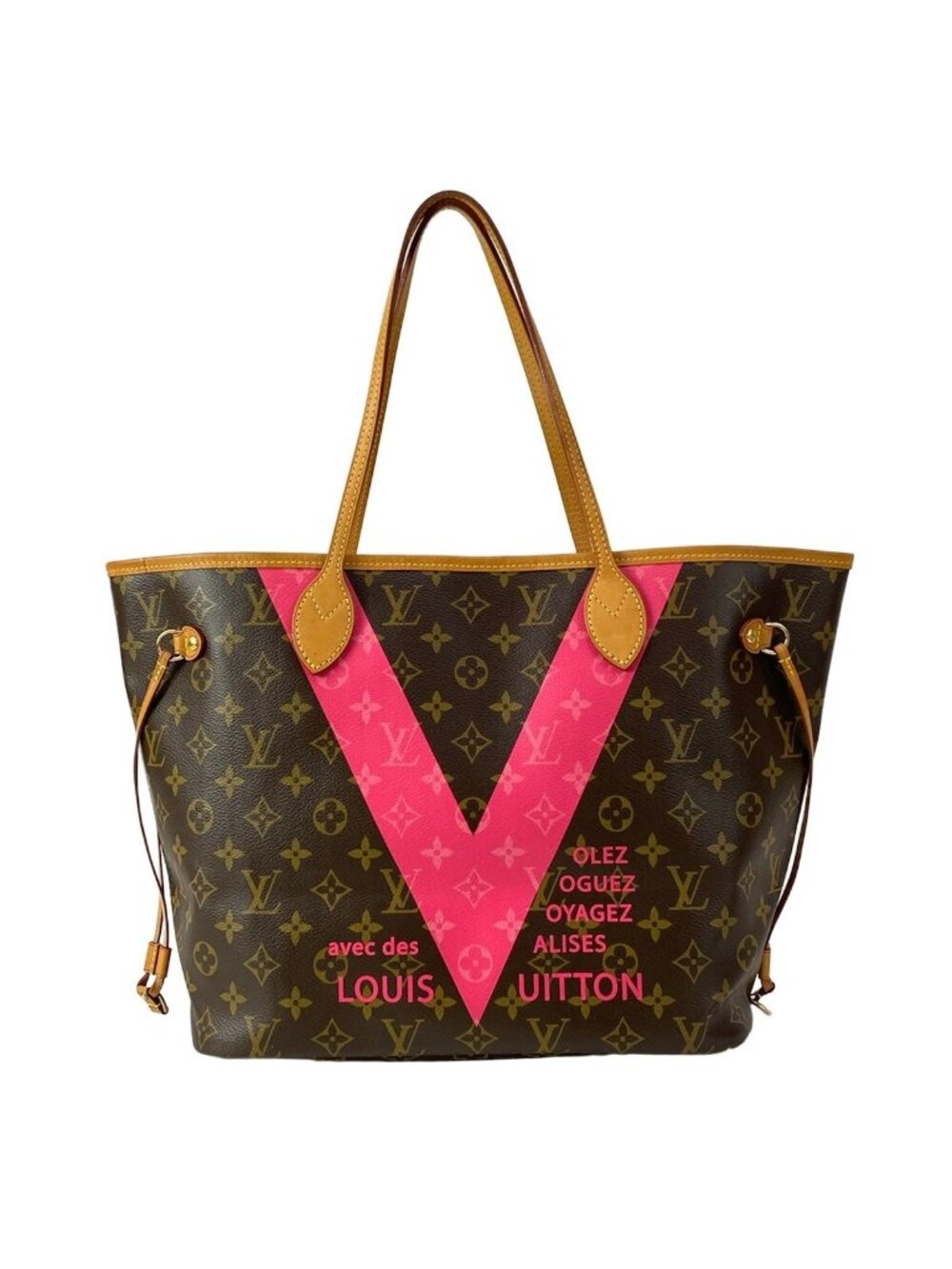 Louis Vuitton Tote Bag Monogram Neverfull MM Grenat